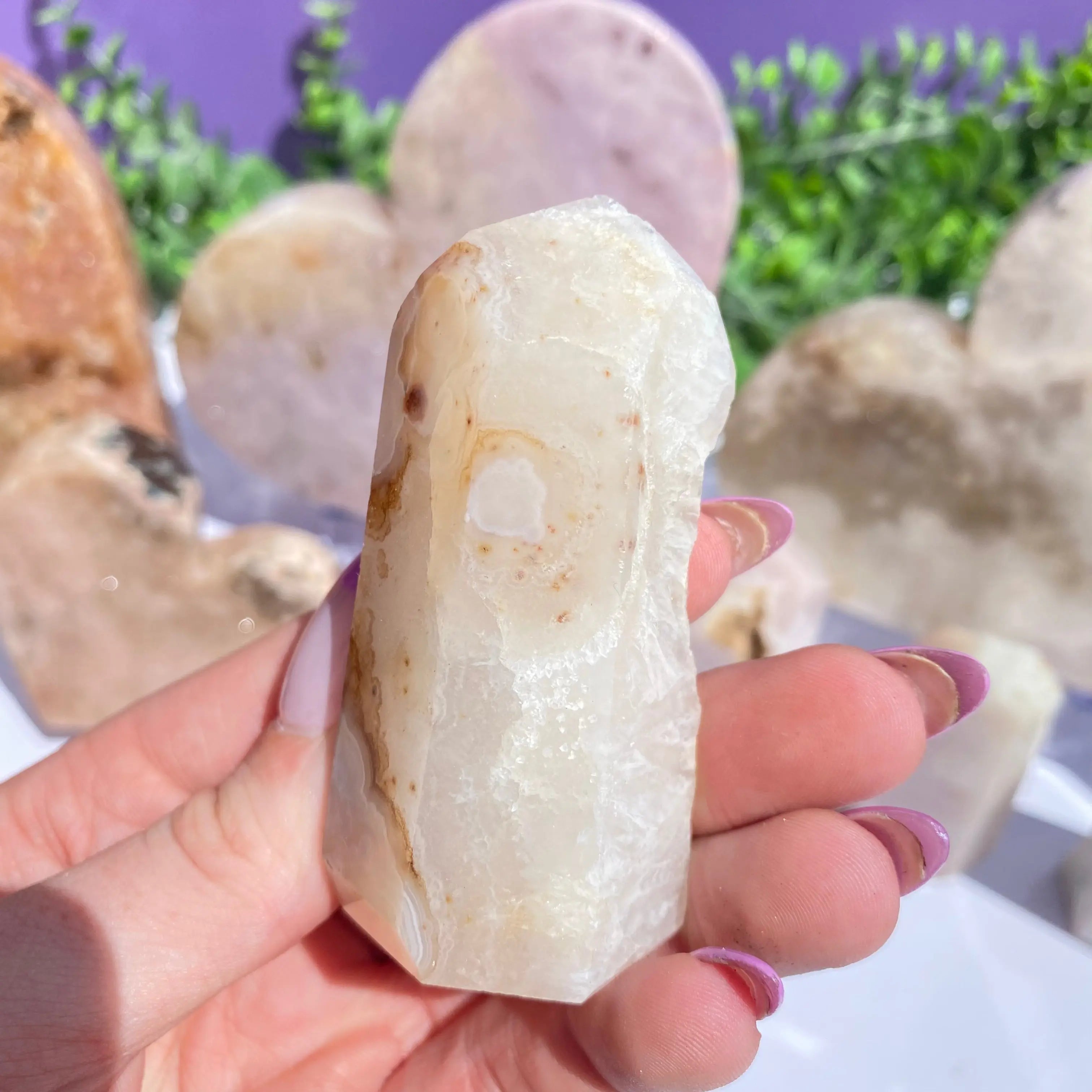 Pink Amethyst Point Arabella Crystals