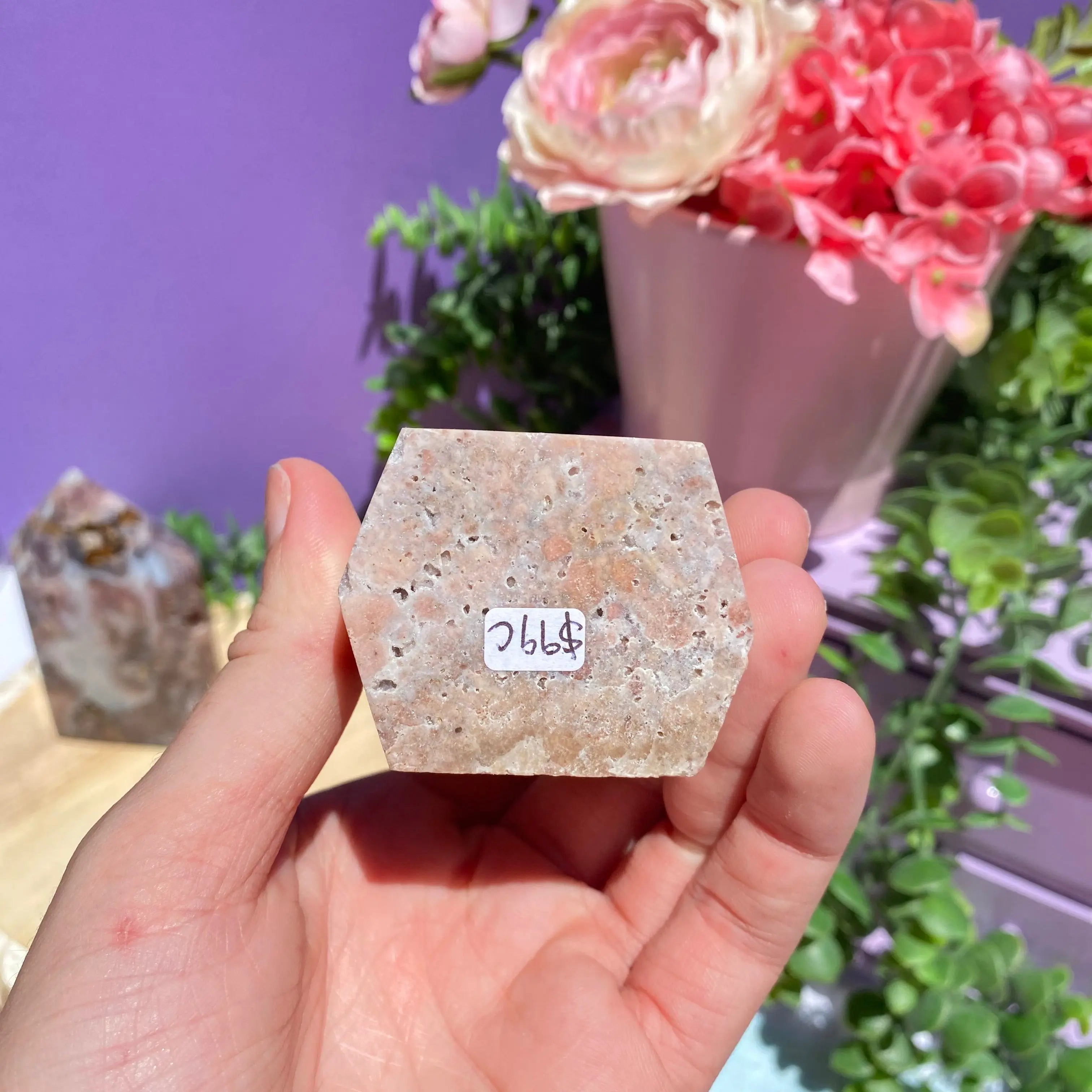 Pink Amethyst Point Arabella Crystals