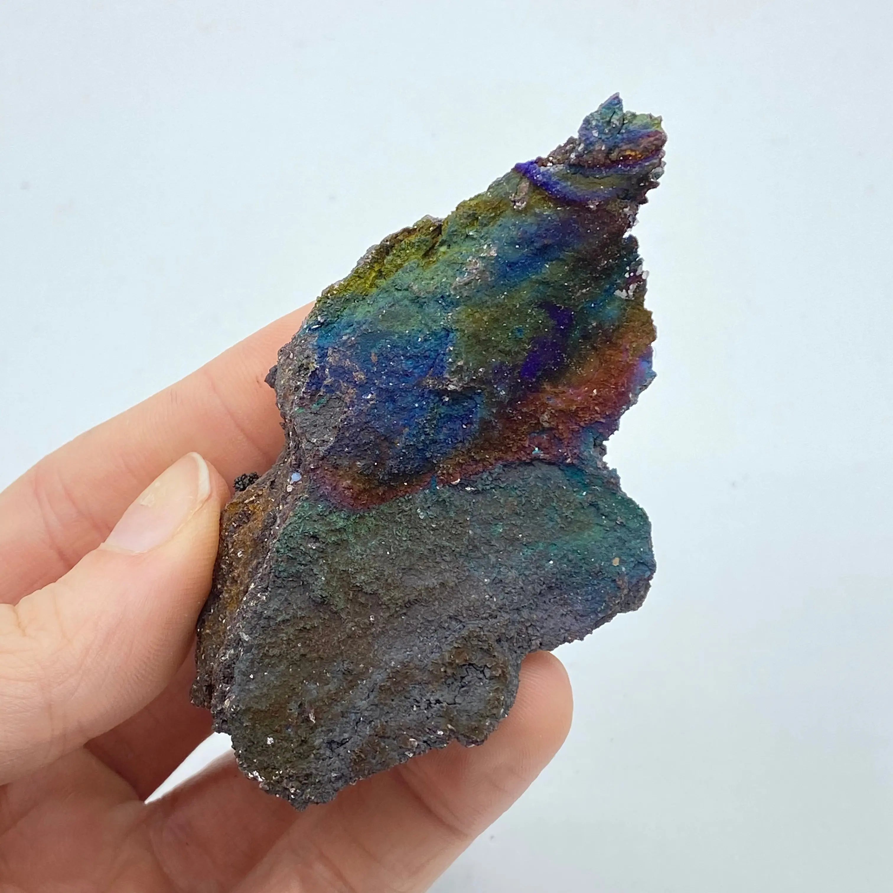 Iridescent Hematite on Turgite Arabella Crystals