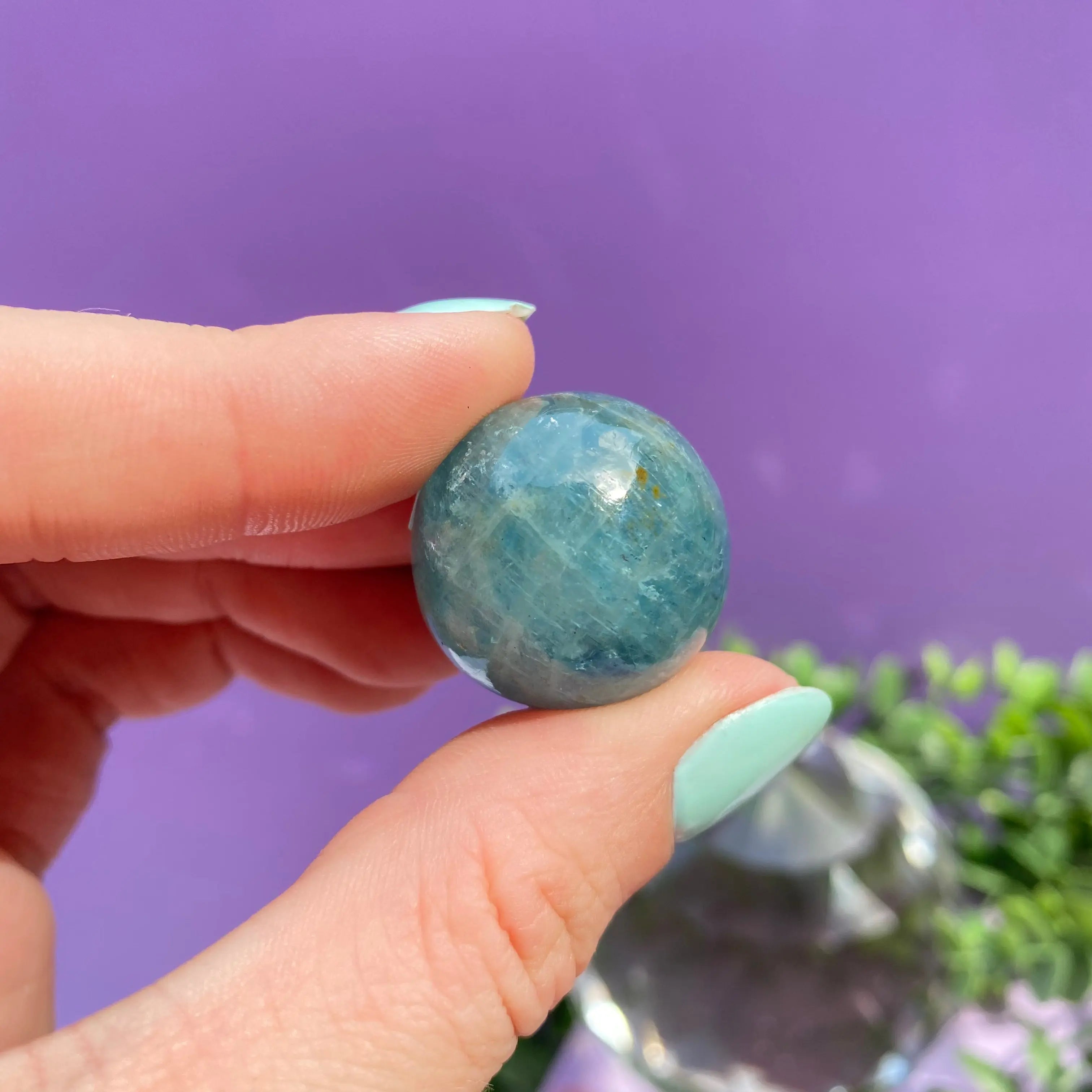 Aquamarine Sphere Arabella Crystals