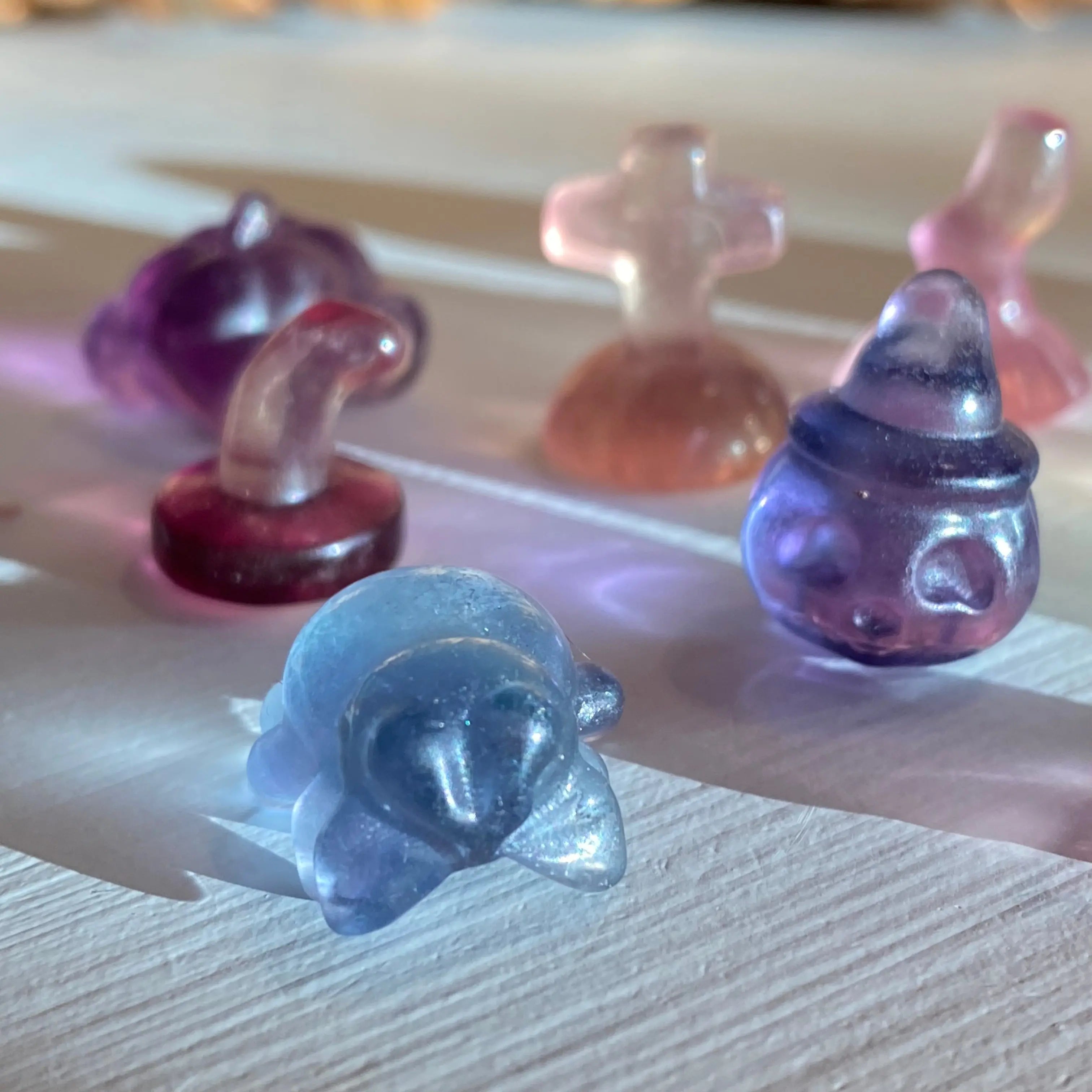 Mini Fluorite Halloween Carvings Arabella Crystals