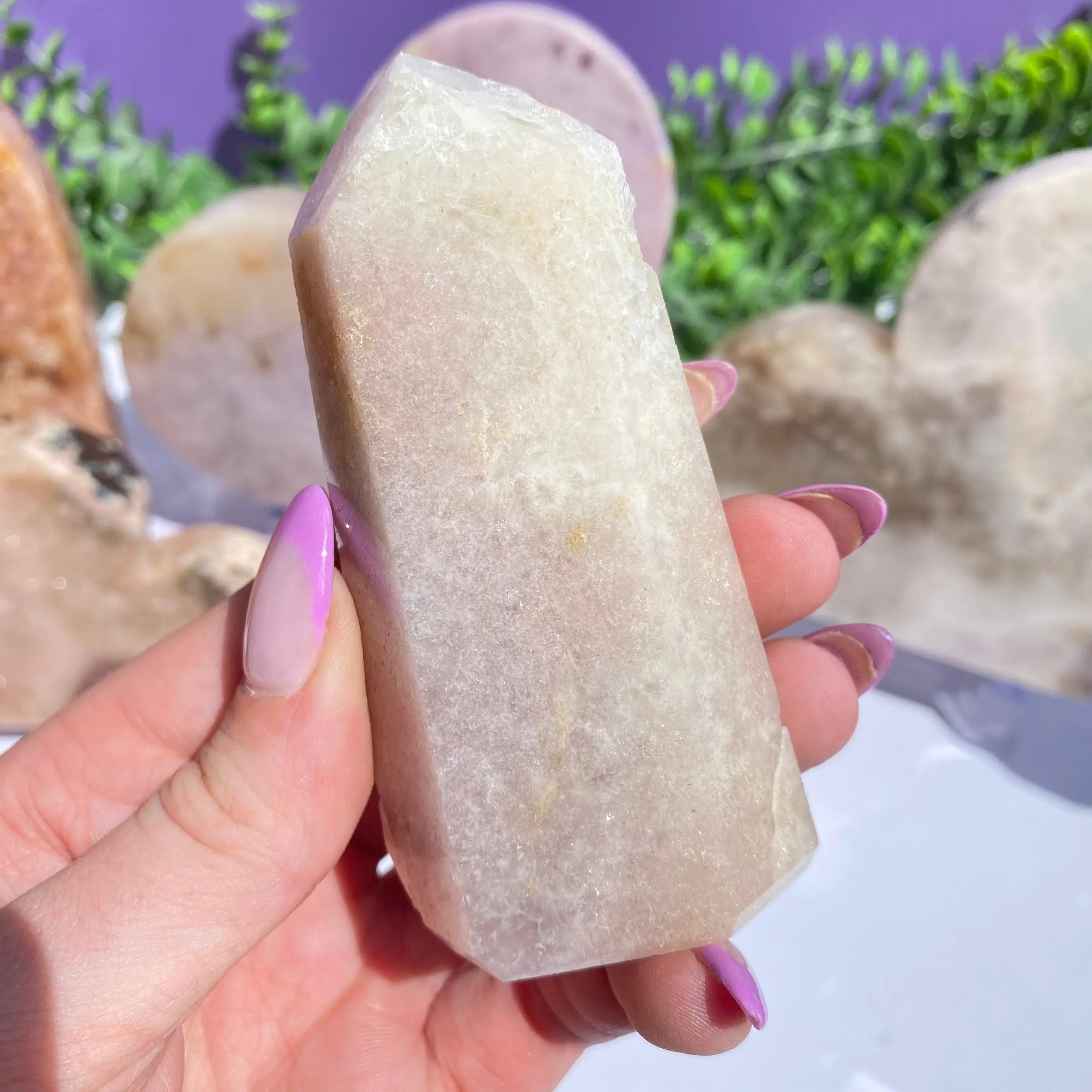 Pink Amethyst Point Arabella Crystals