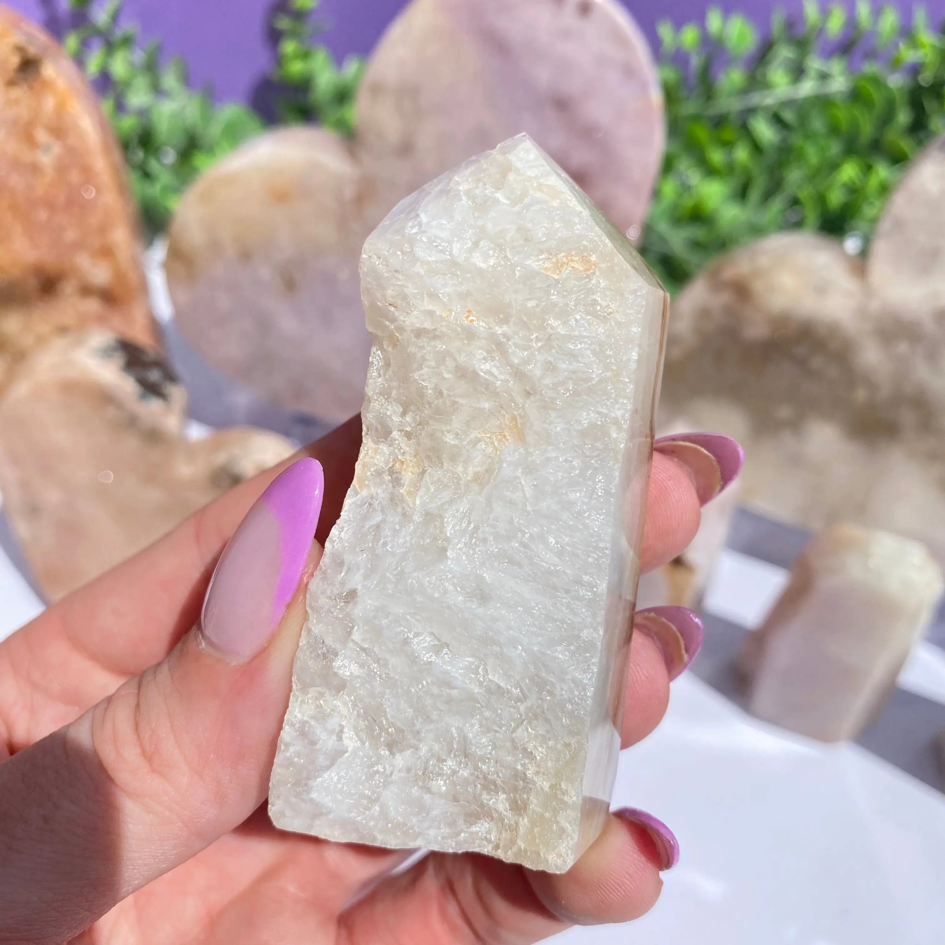 Pink Amethyst Point Arabella Crystals