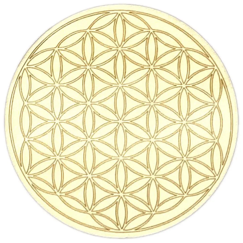 Flower of Life Gridding Plate Arabella Crystals