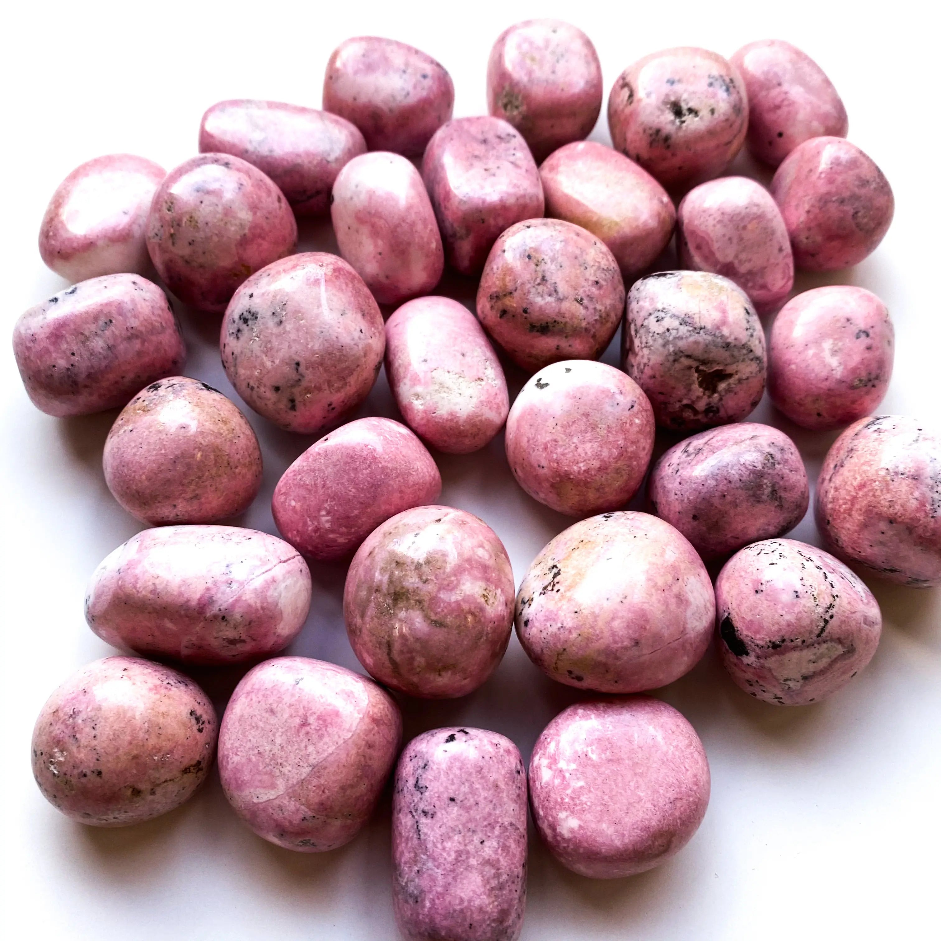 Pink Rhodonite Pocket Stone Arabella Crystals