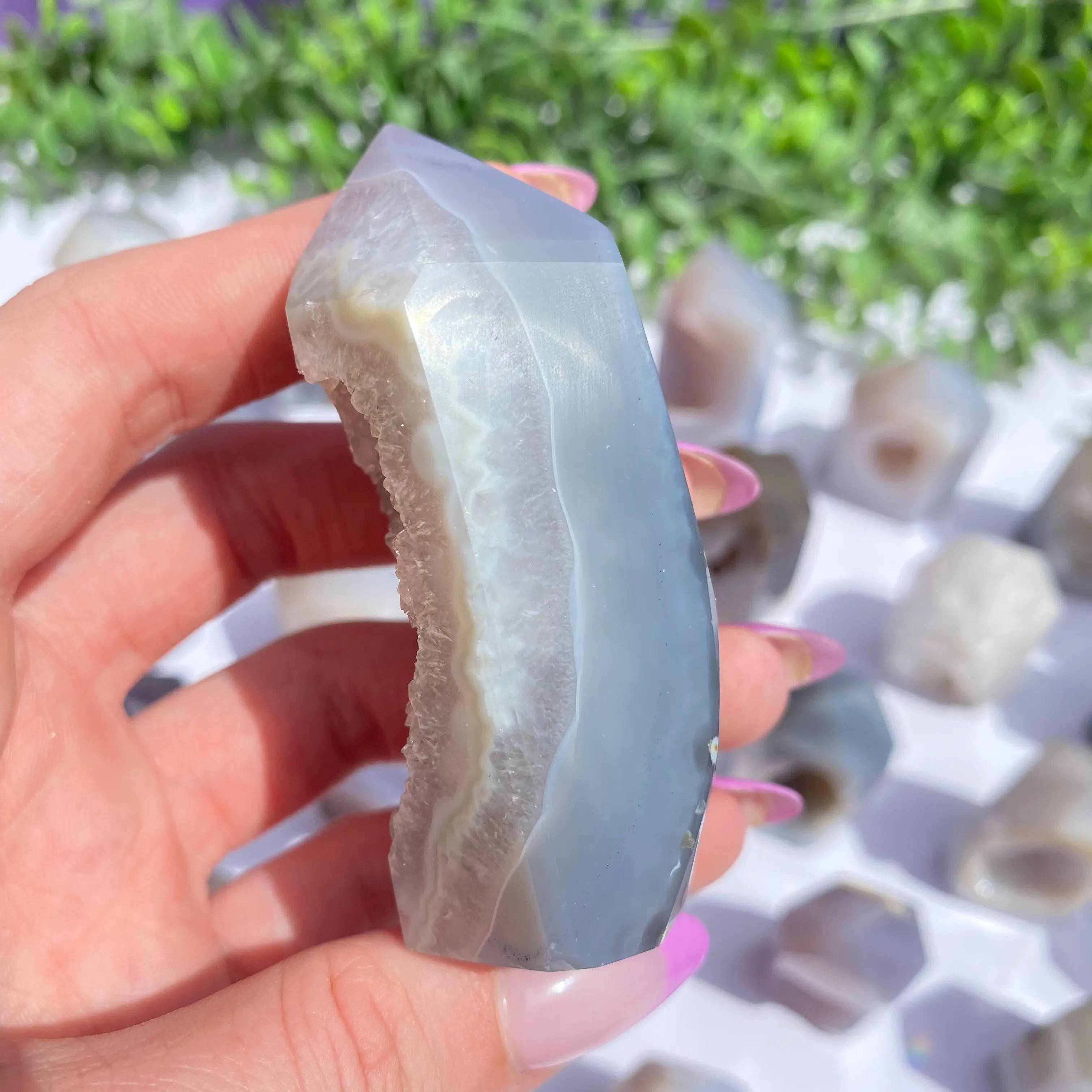 Druzy Agate Point Arabella Crystals
