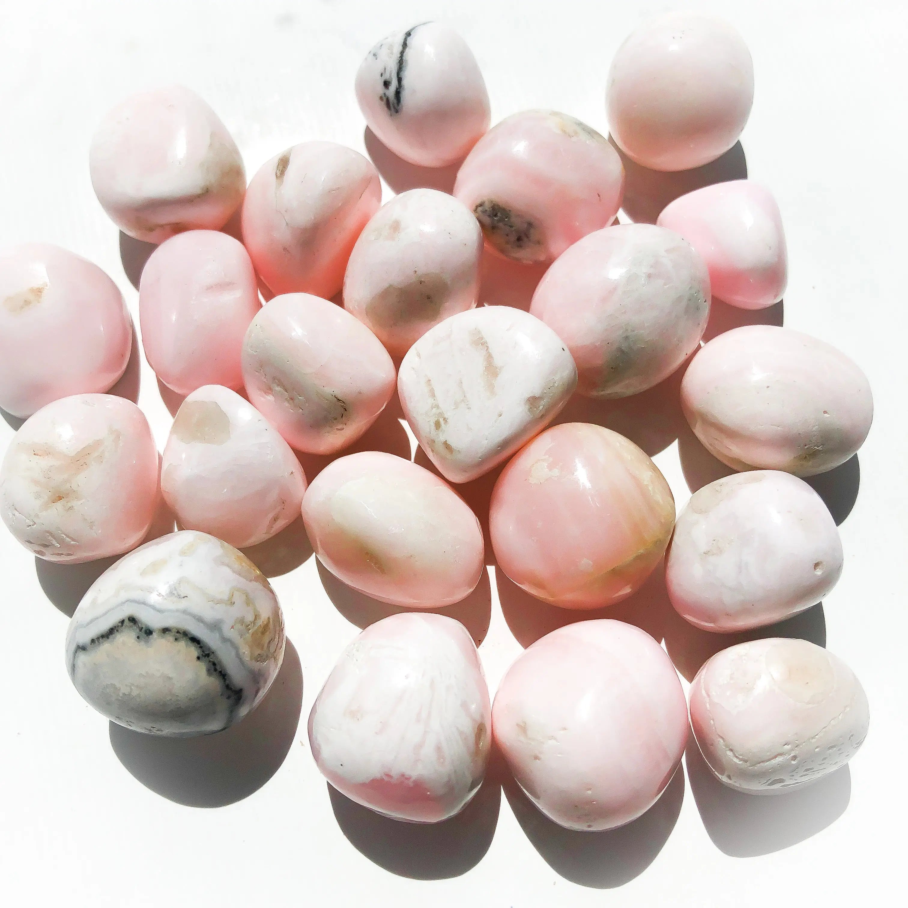 Mangano Calcite Pocket Stone Arabella Crystals