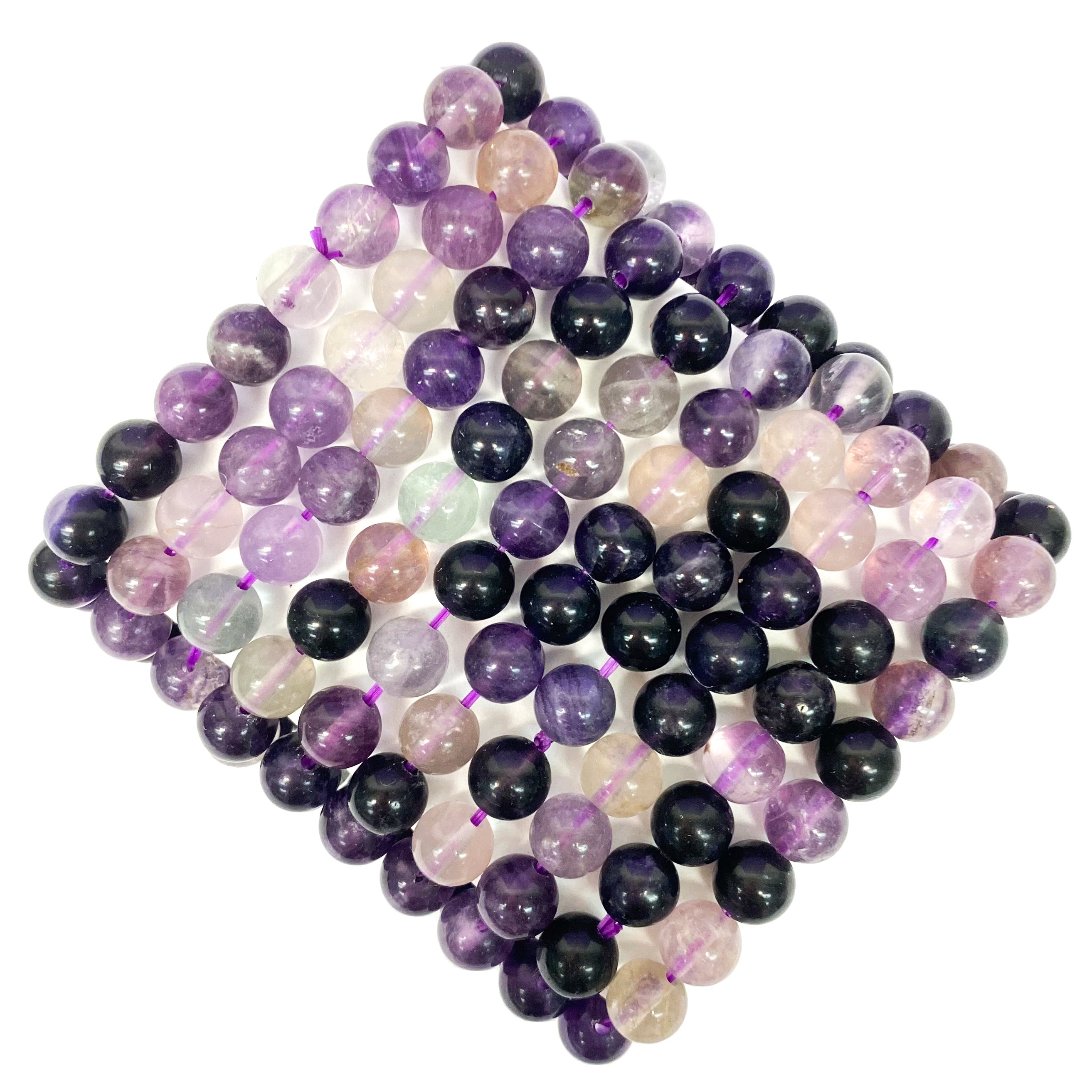 Fluorite Beaded Gemstone Bracelet