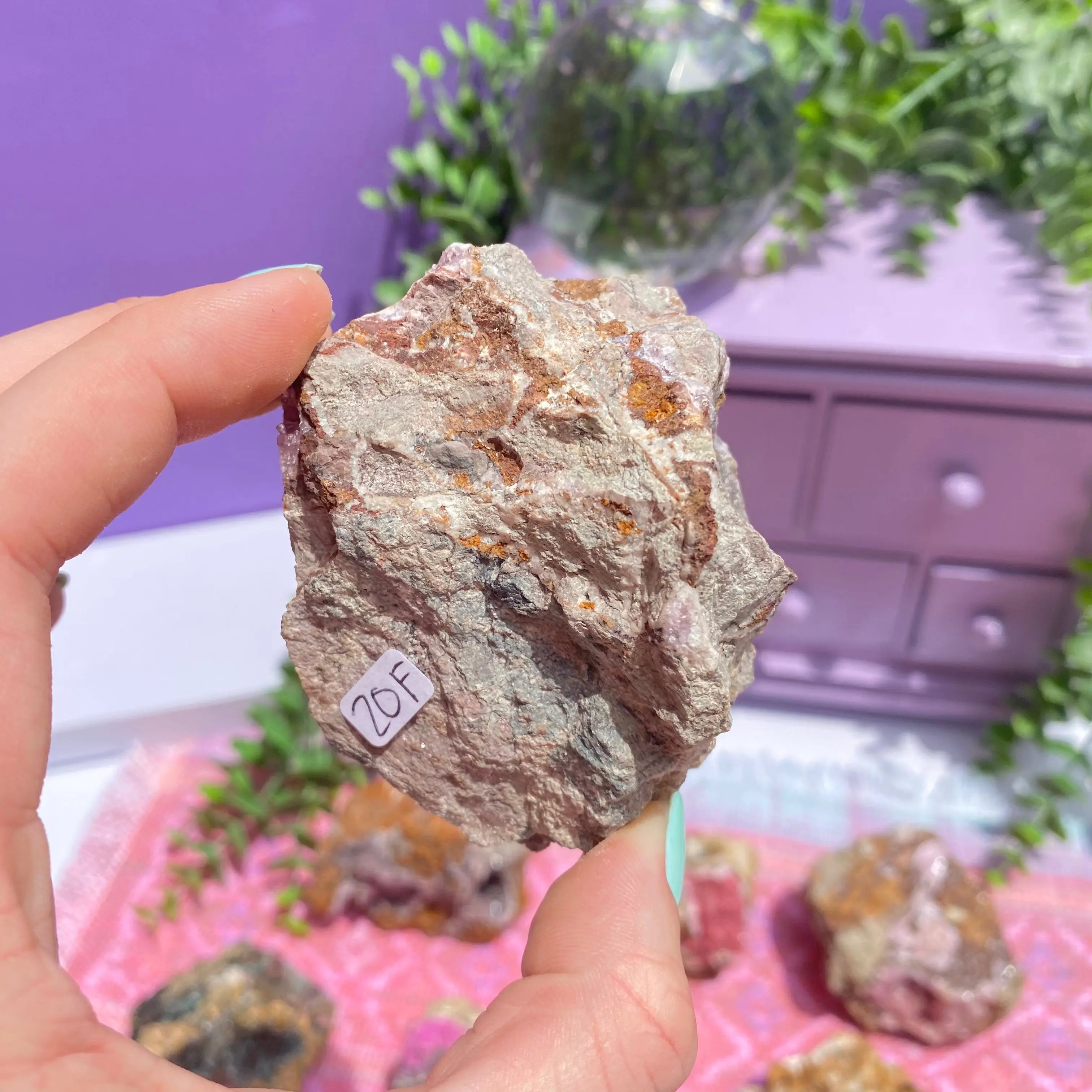 Cobalt Calcite Cluster Arabella Crystals