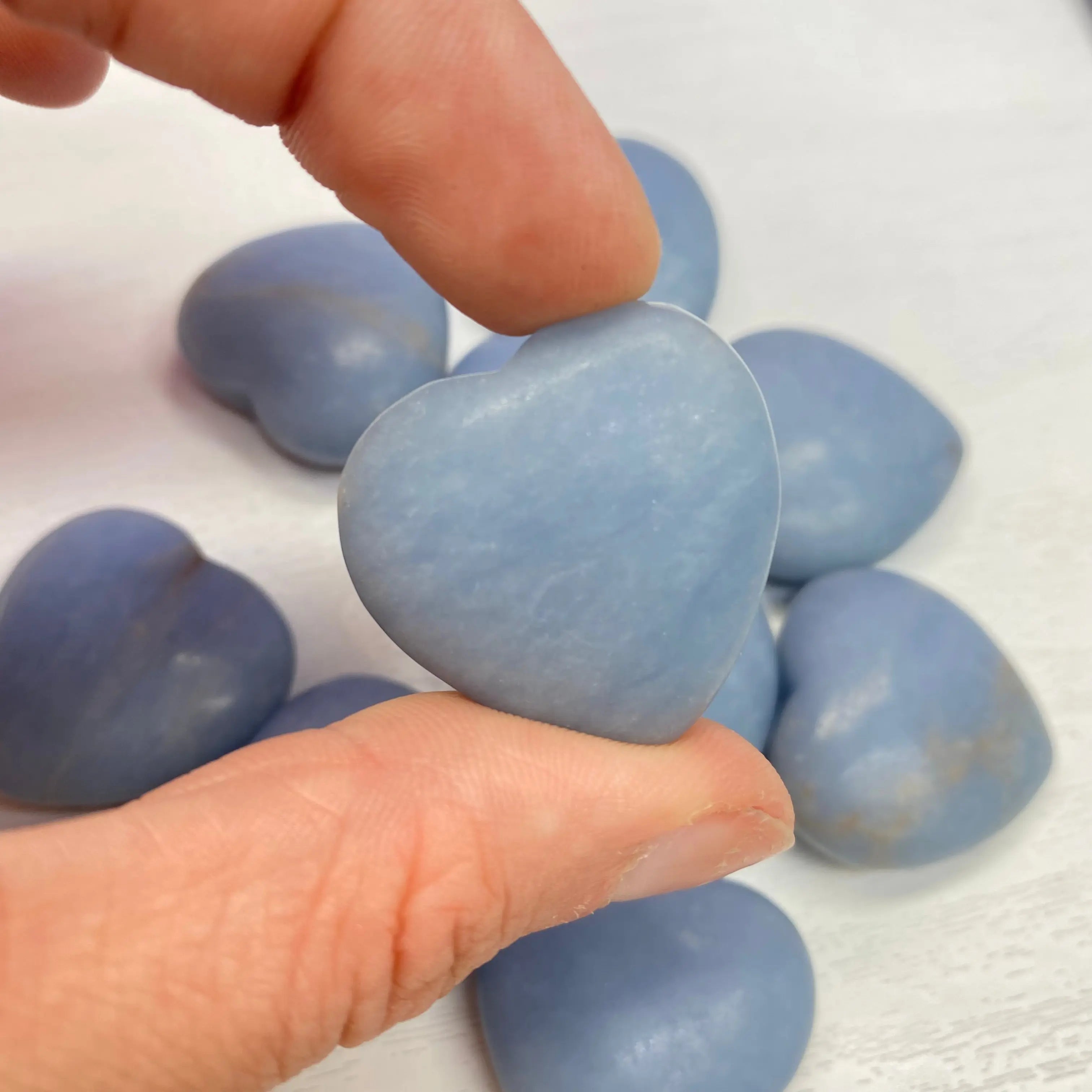 Angelite Heart Arabella Crystals