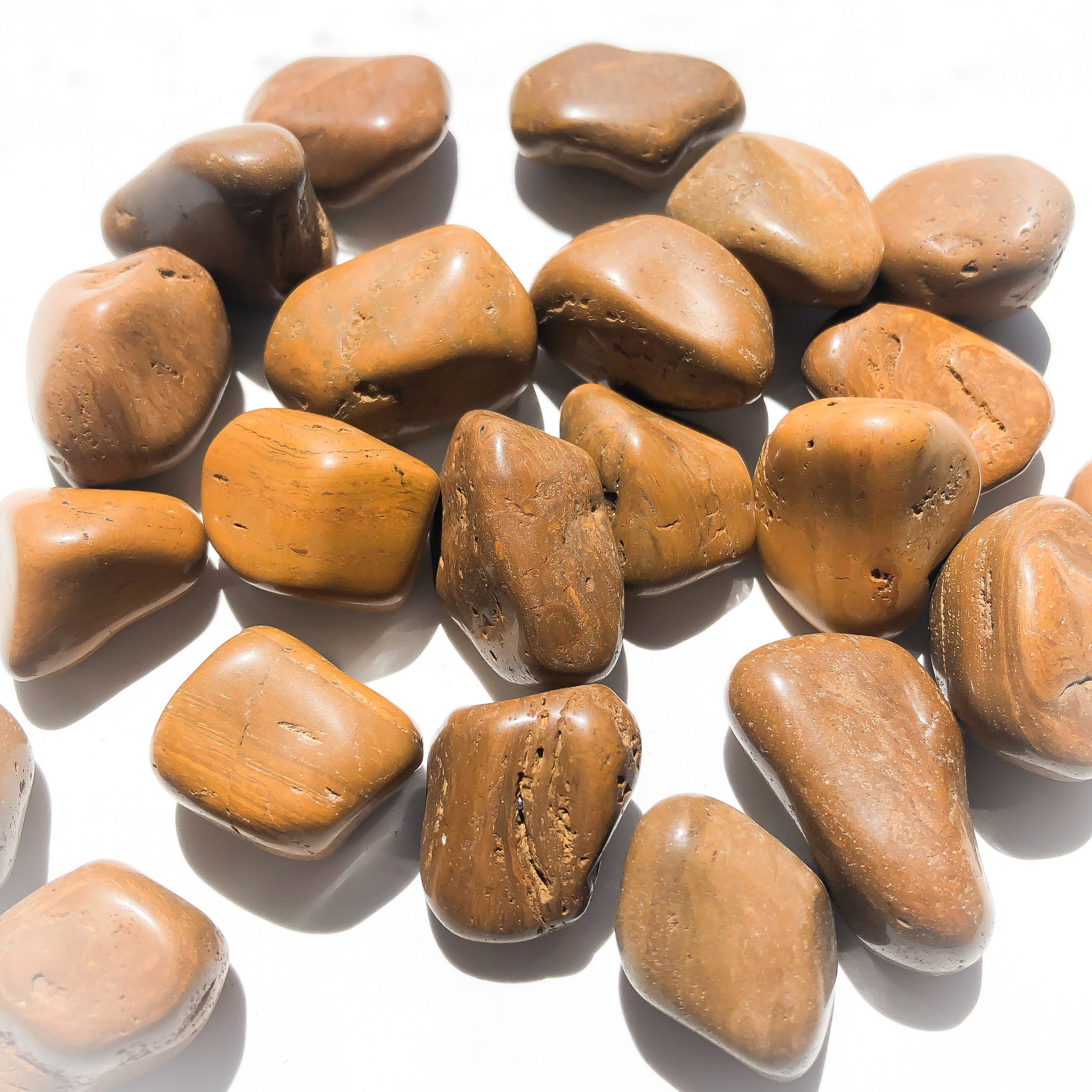 Yellow Jasper Pocket Stone