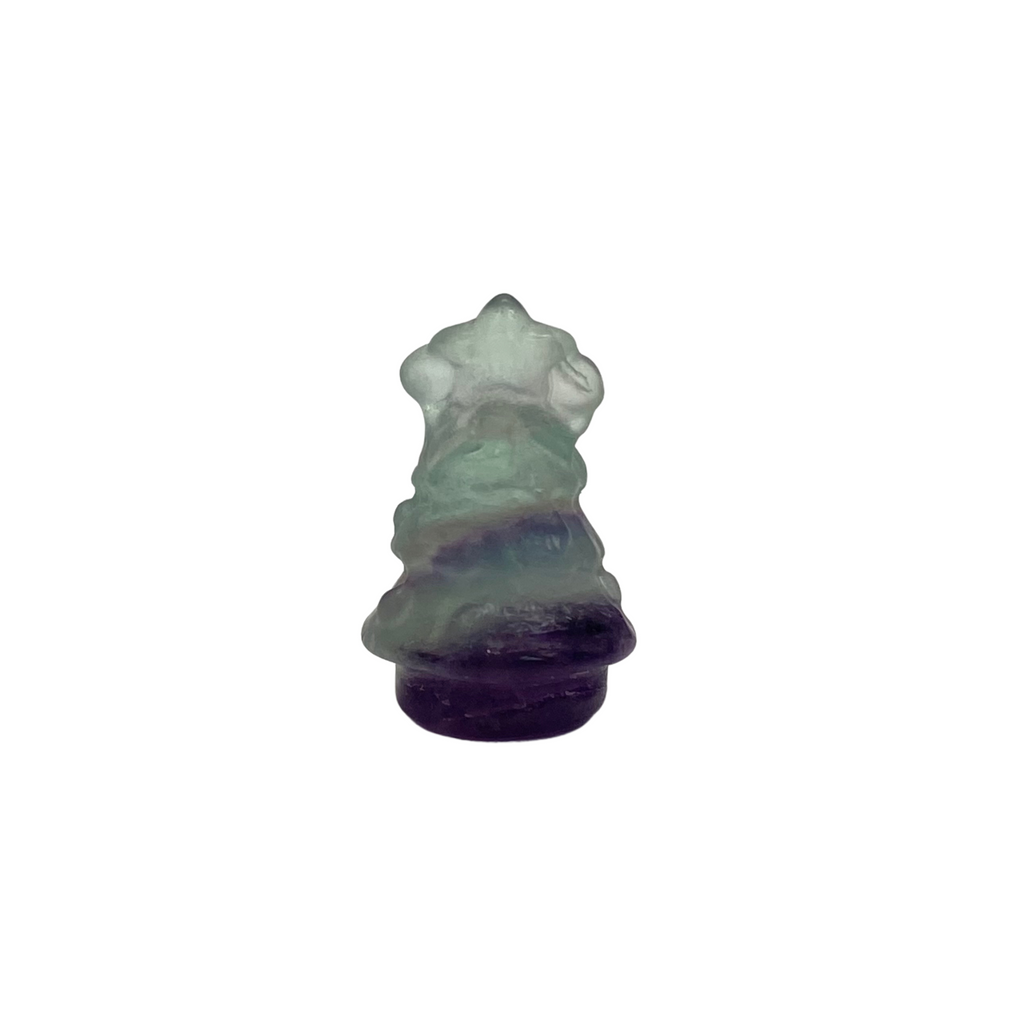 Fluorite Winter/Holiday Carvings