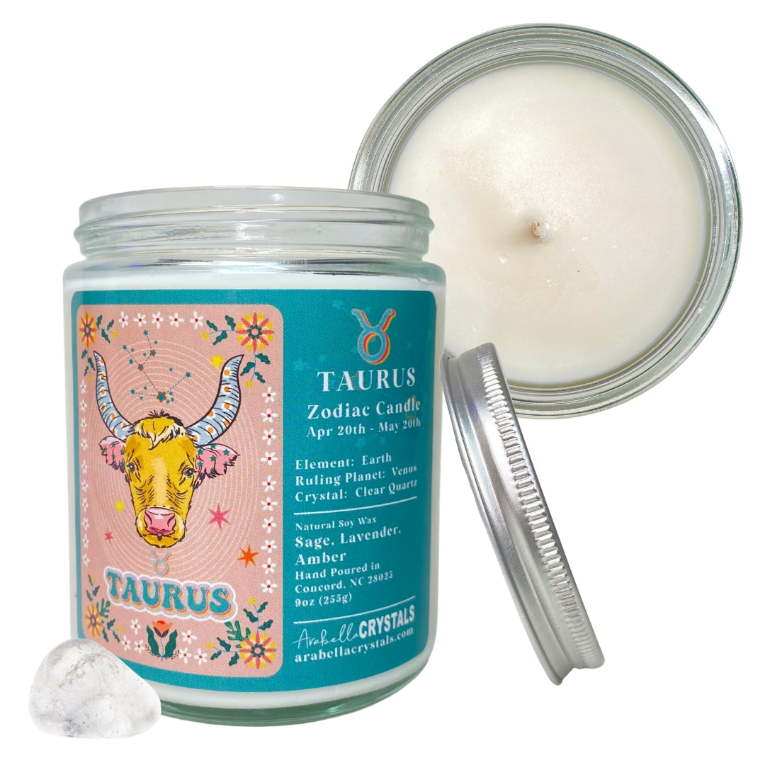 Sun, Moon & Rising Sign Zodiac Candles