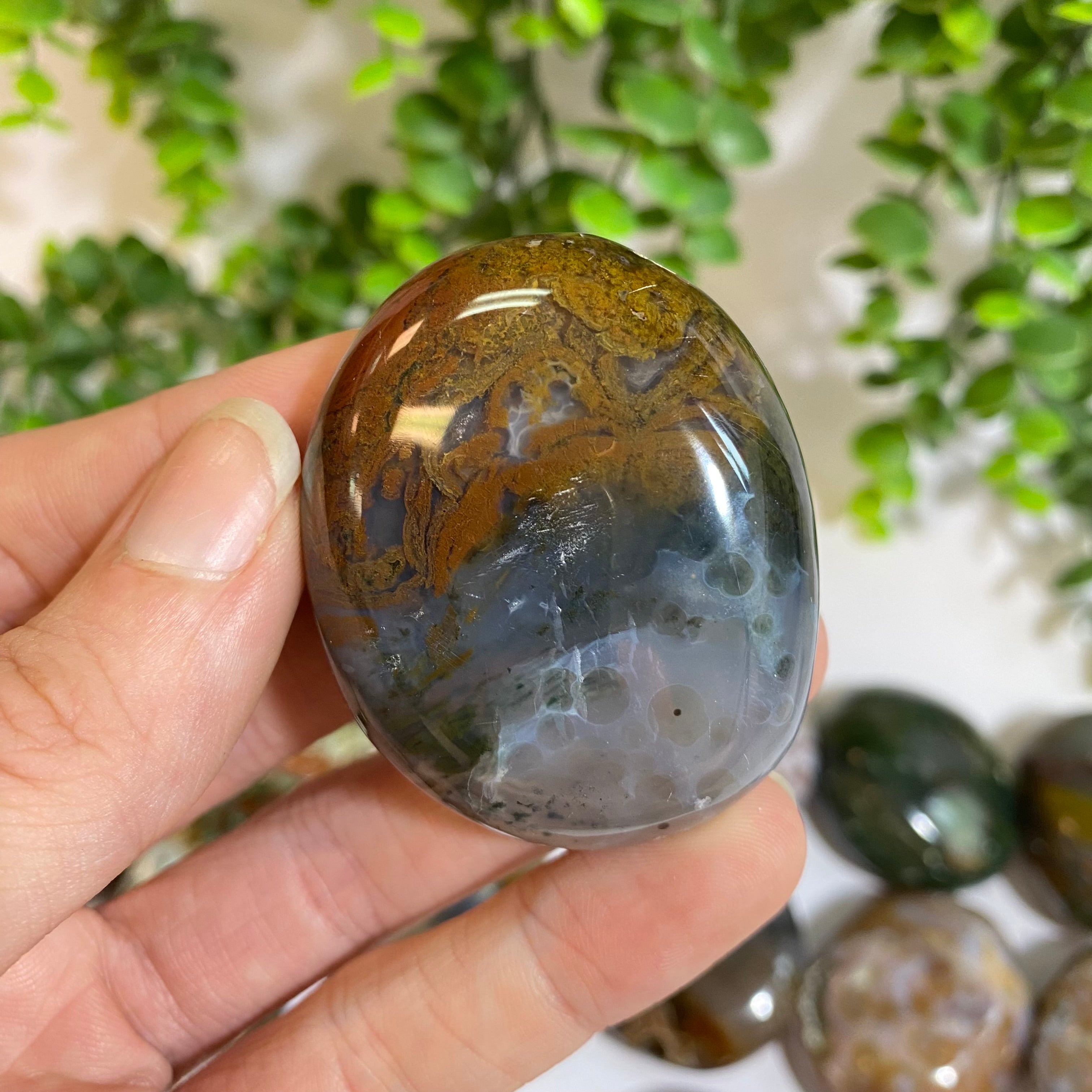 Ocean Jasper Palm Stone