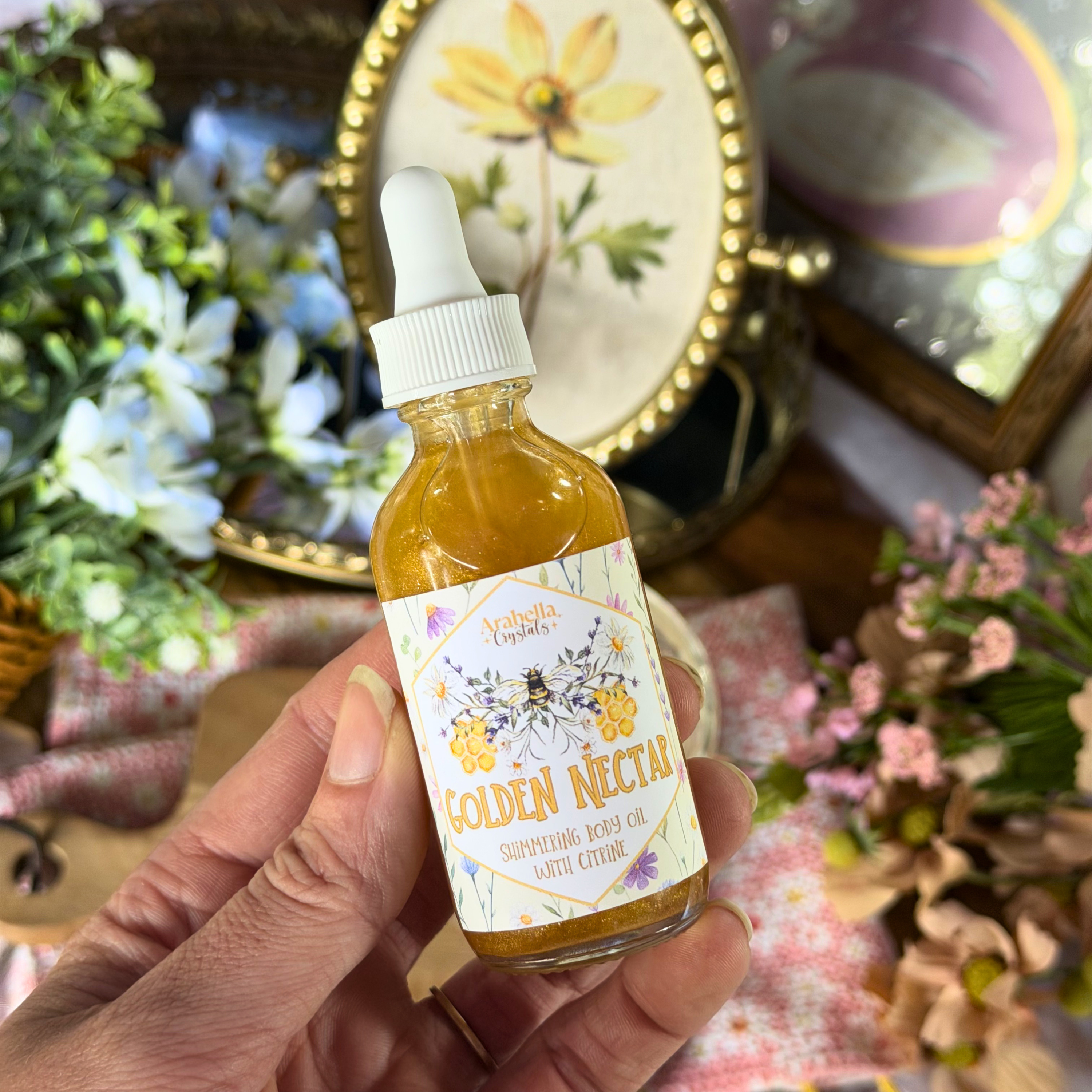 Golden Nectar Spring Homestead Shimmering Oil
