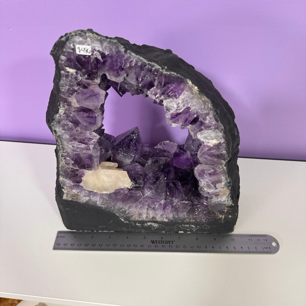 Amethyst Portal w/ Calcite