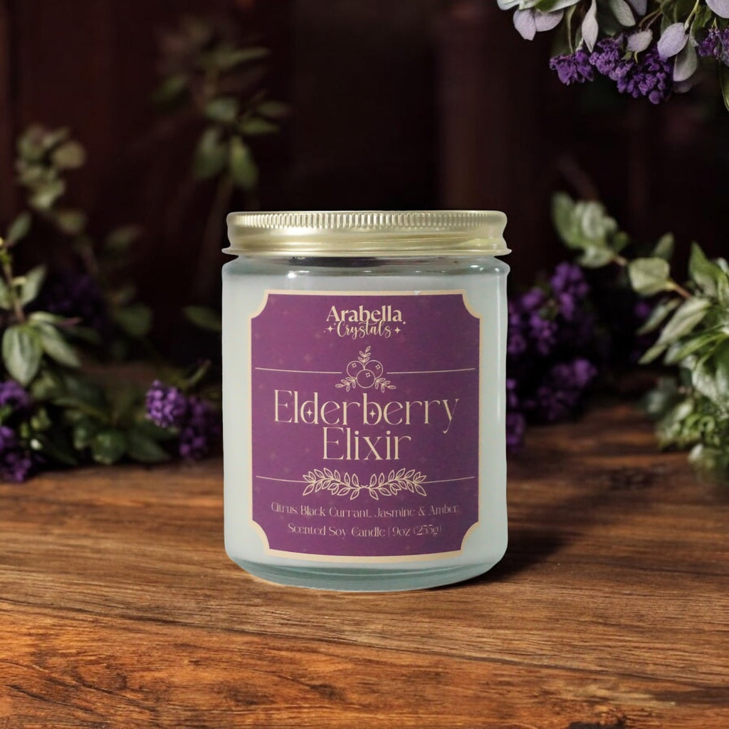 Elderberry Elixir Holiday Candle | Citrus, Black Currant, Jasmine, Amber