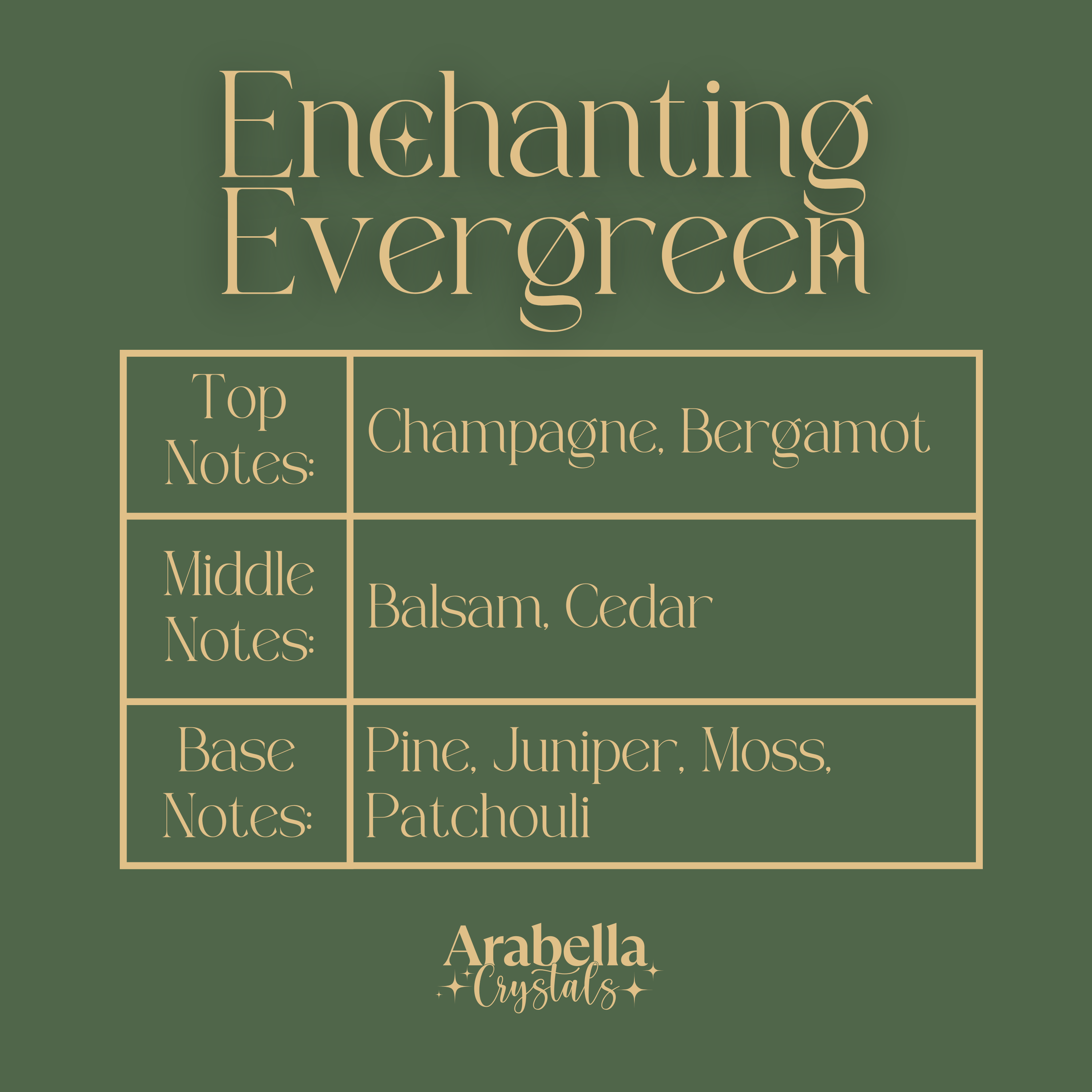 Enchanting Evergreen Holiday Candle | Champagne, Balsam, Cedar, Moss