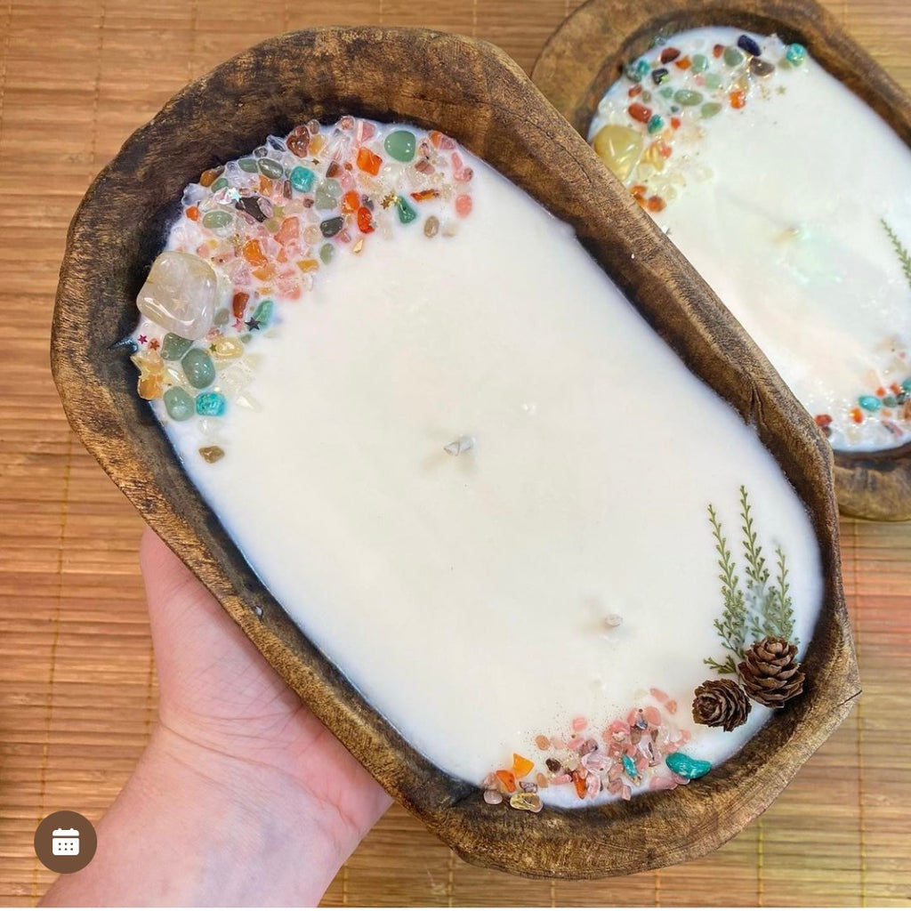 Custom Dough Bowl Candle