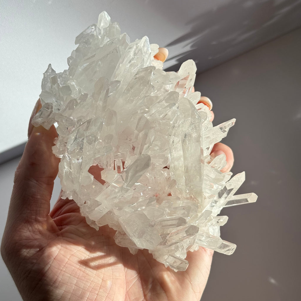 Arkansas High-Quality Clear Quartz Cluster