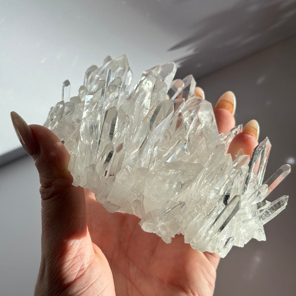 Arkansas High-Quality Clear Quartz Cluster