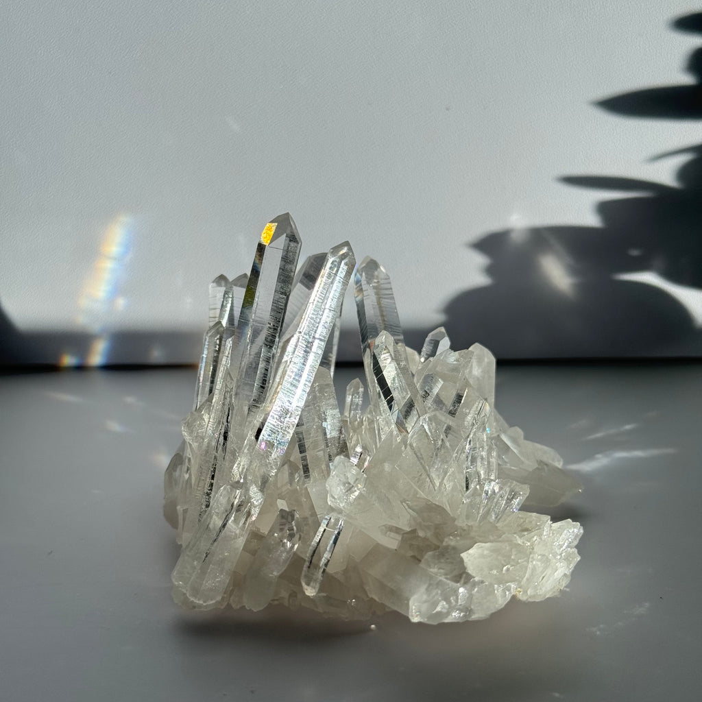 Arkansas High-Quality Clear Quartz Cluster