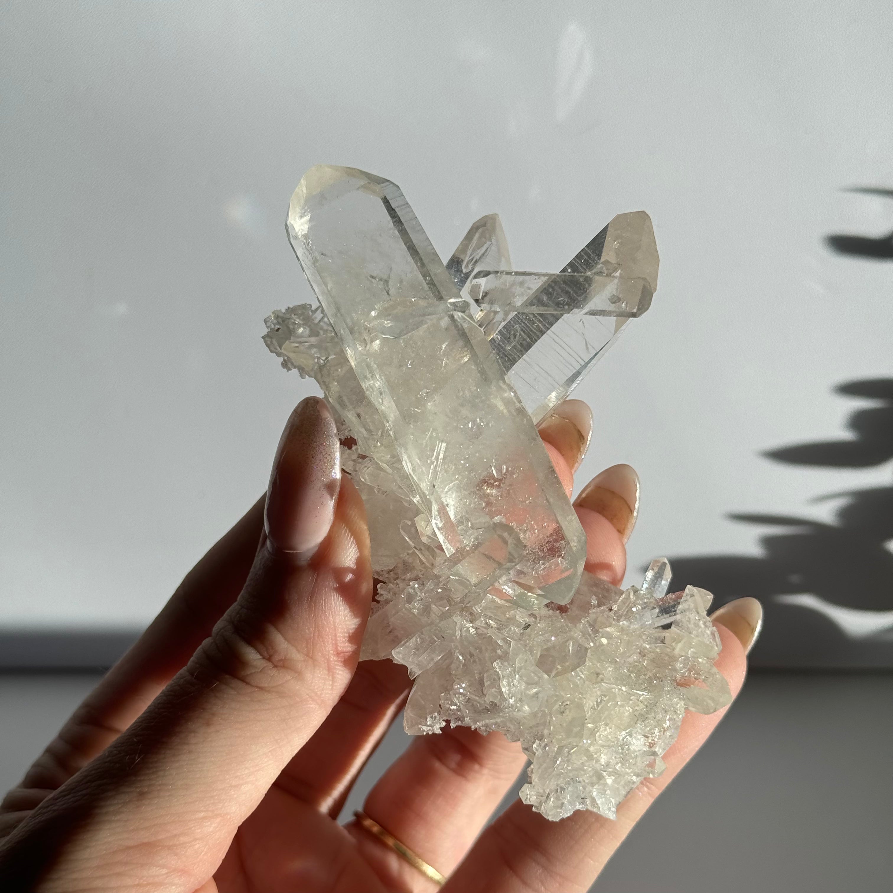 Arkansas High-Quality Clear Quartz Cluster