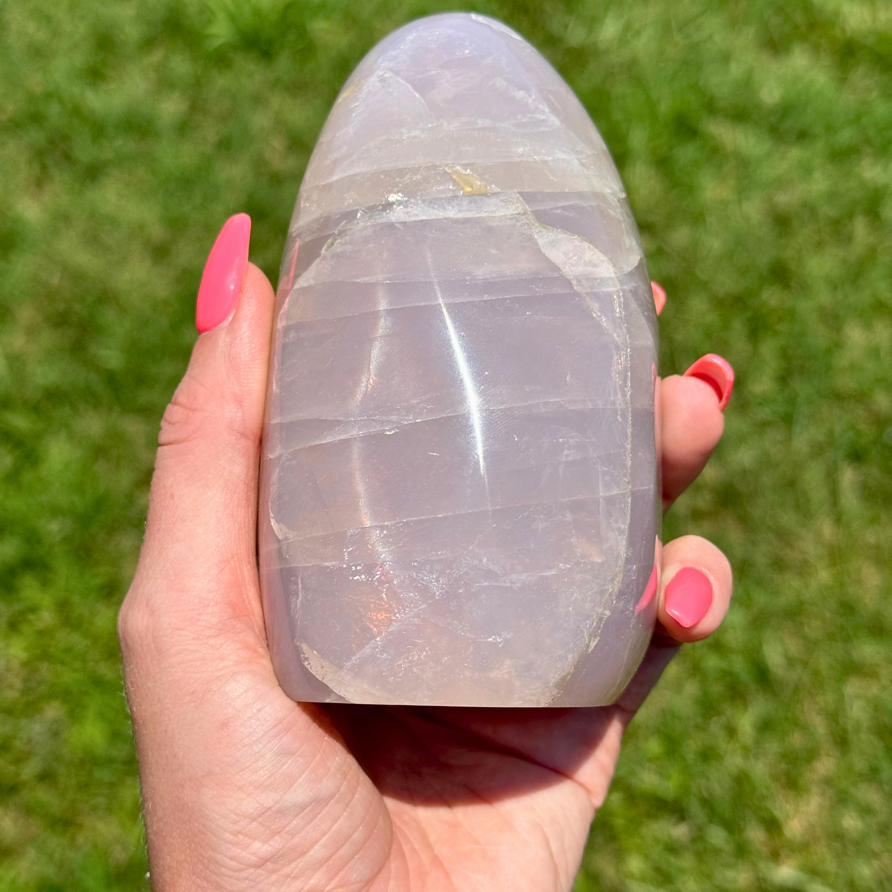 Lavender Rose Quartz Free Form