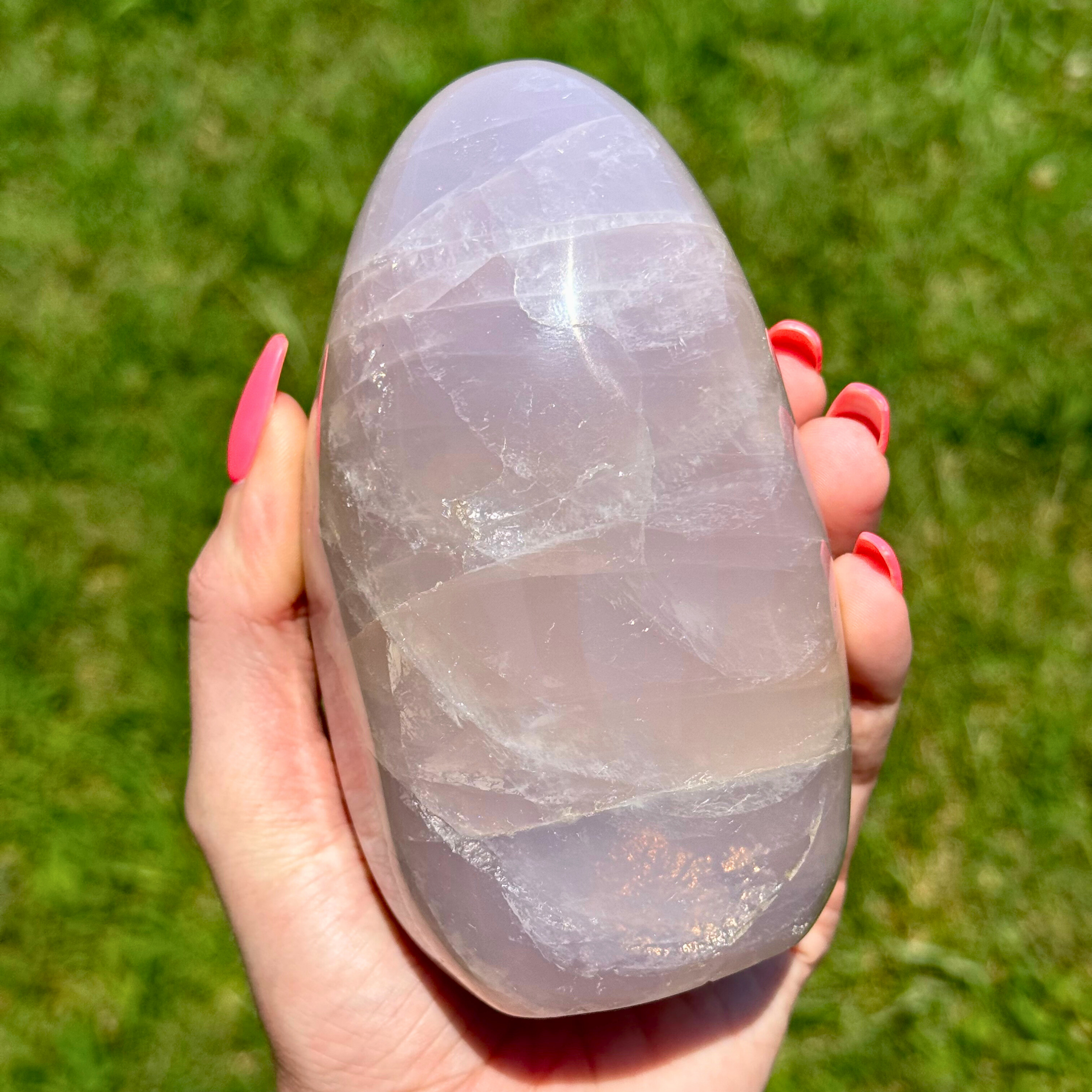 Lavender Rose Quartz Free Form