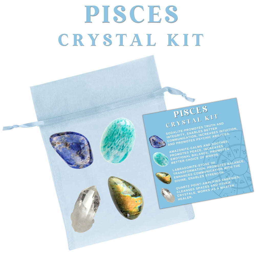 Pisces Zodiac Crystal Kit
