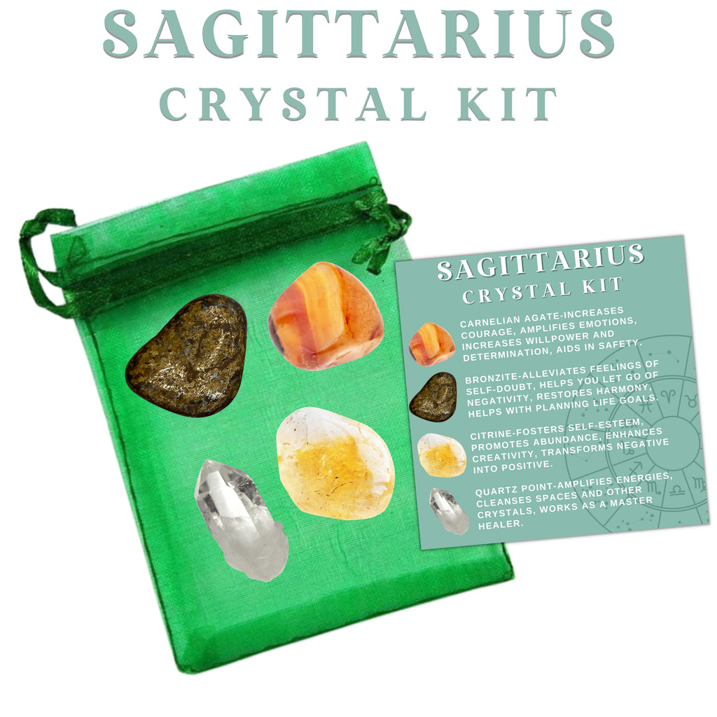 Sagittarius Zodiac Crystal Kit