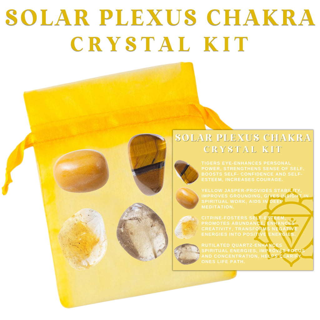 Solar Plexus Chakra Crystal Kit