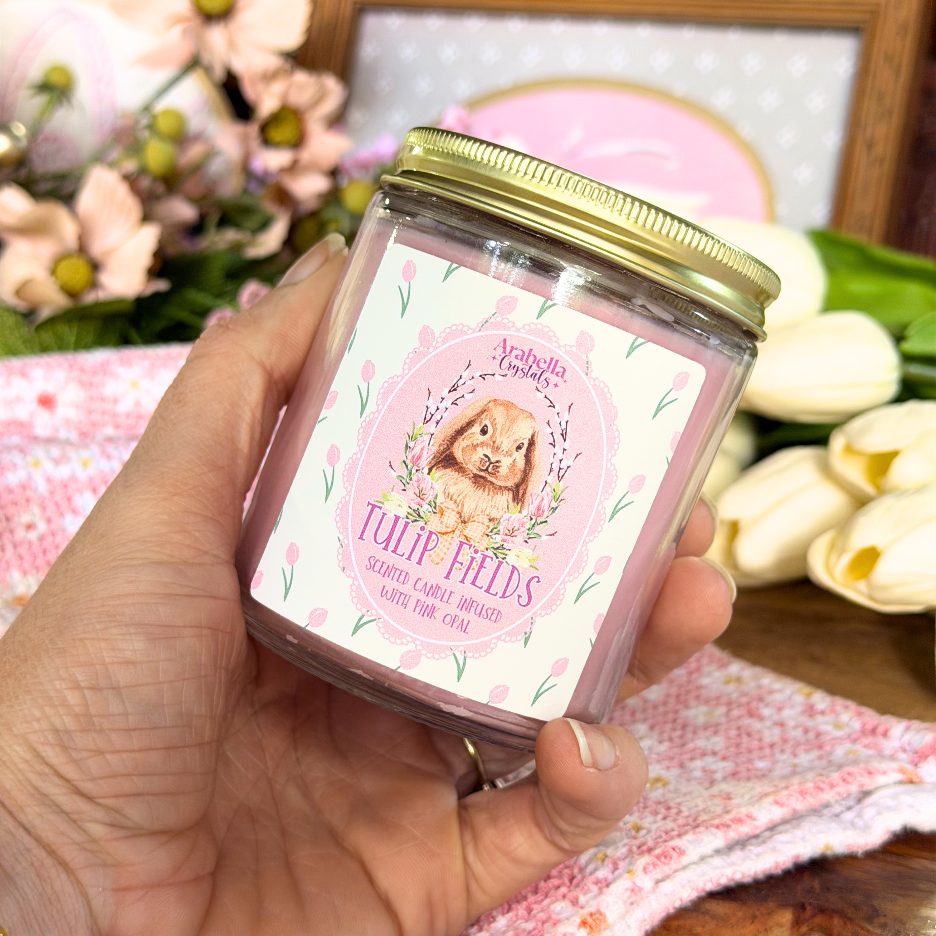 Tulip Fields Spring Homestead Soy Candle