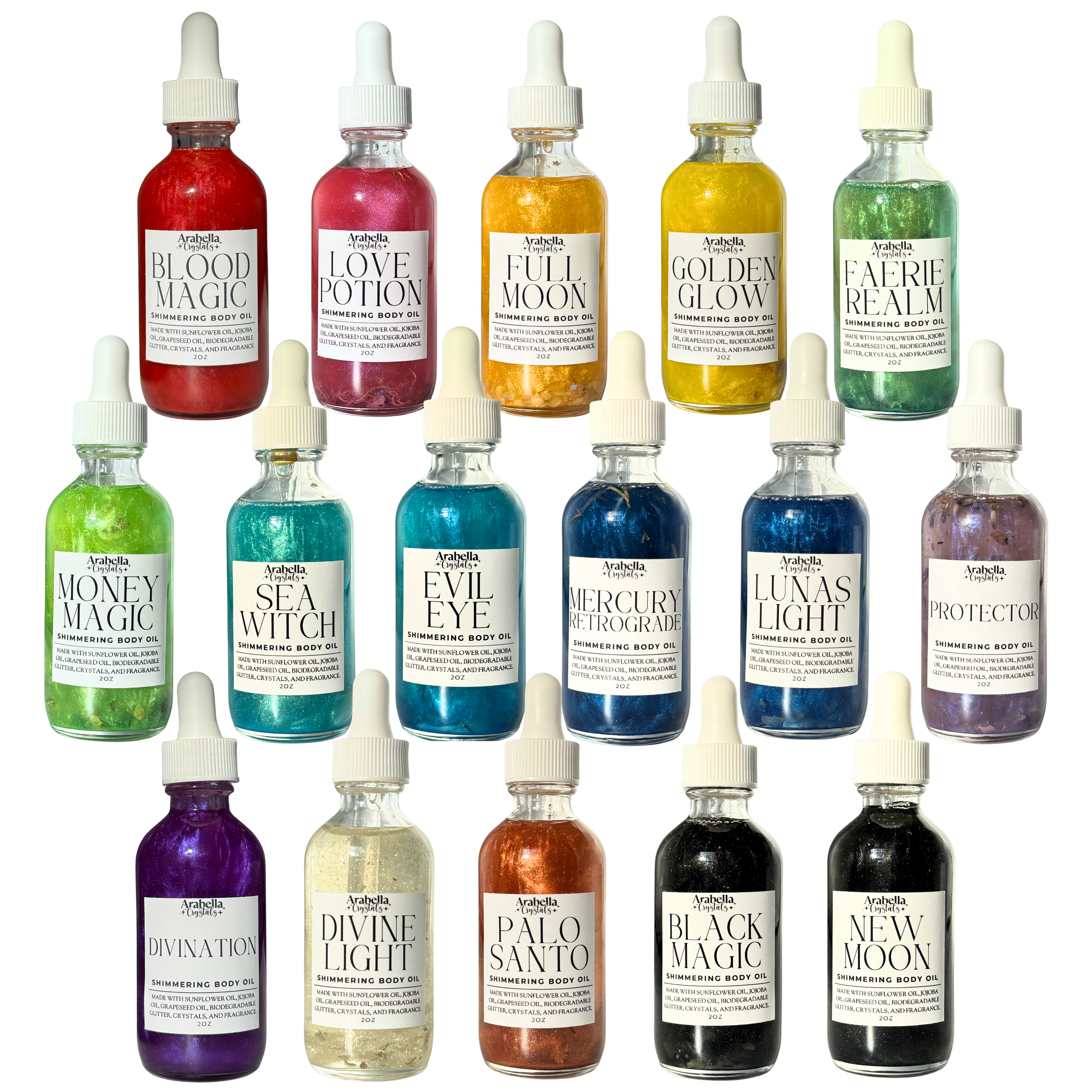 Mix and Match - Shimmering Bath & Body Oils