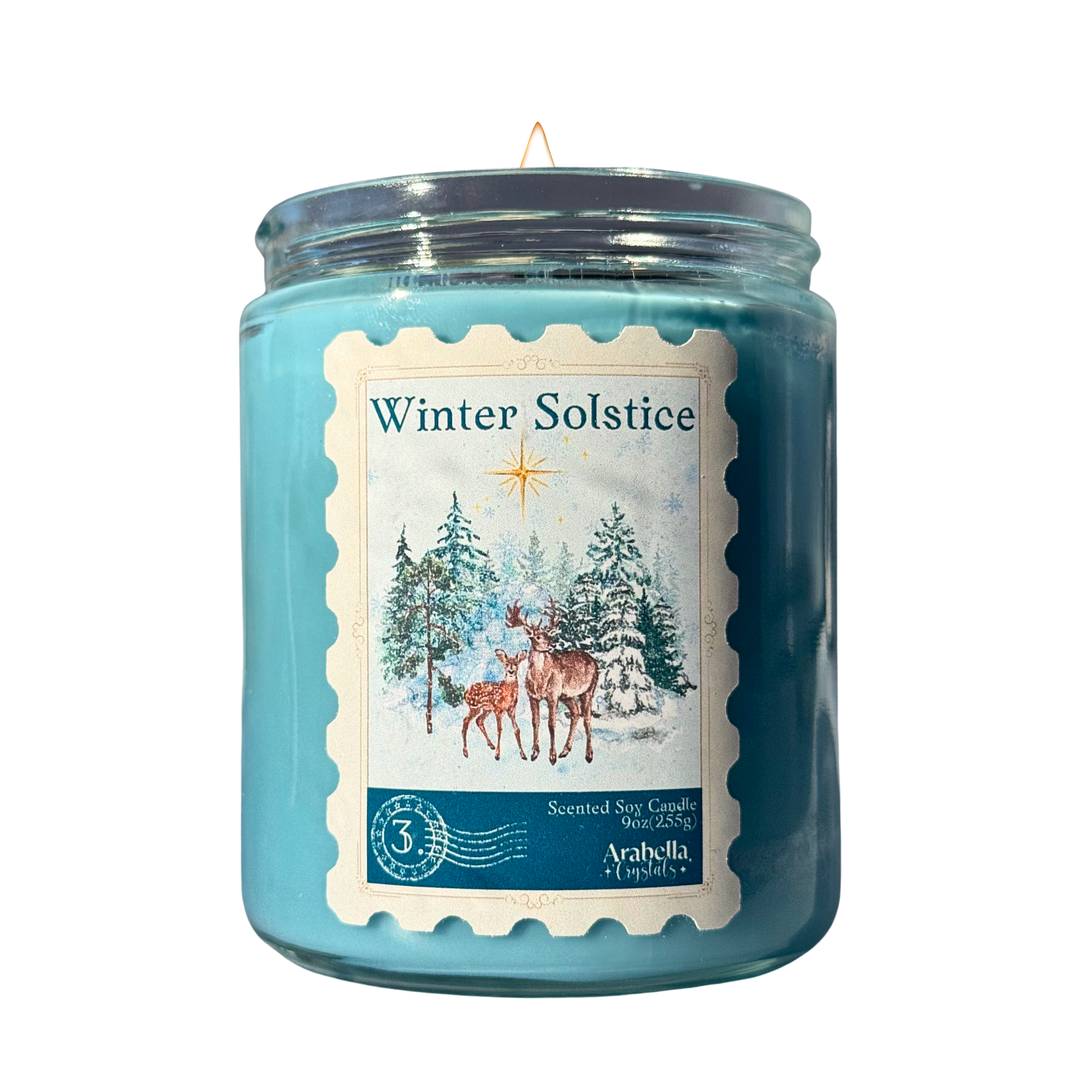 Winter Solstice Soy Holiday Candle