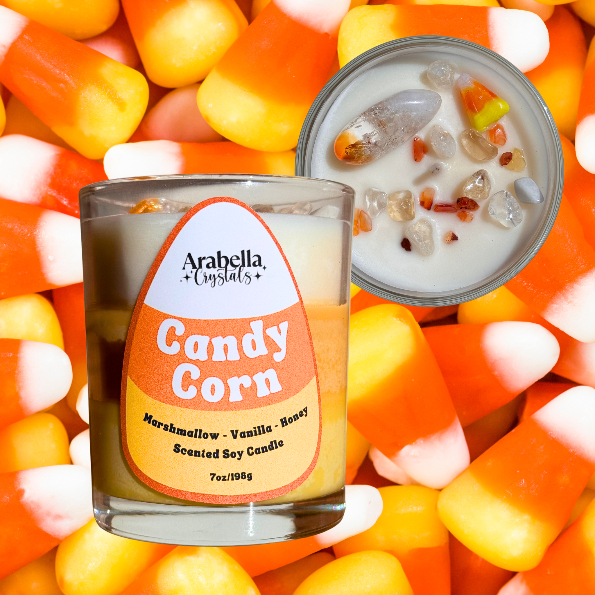 Candy Corn Soy Candle