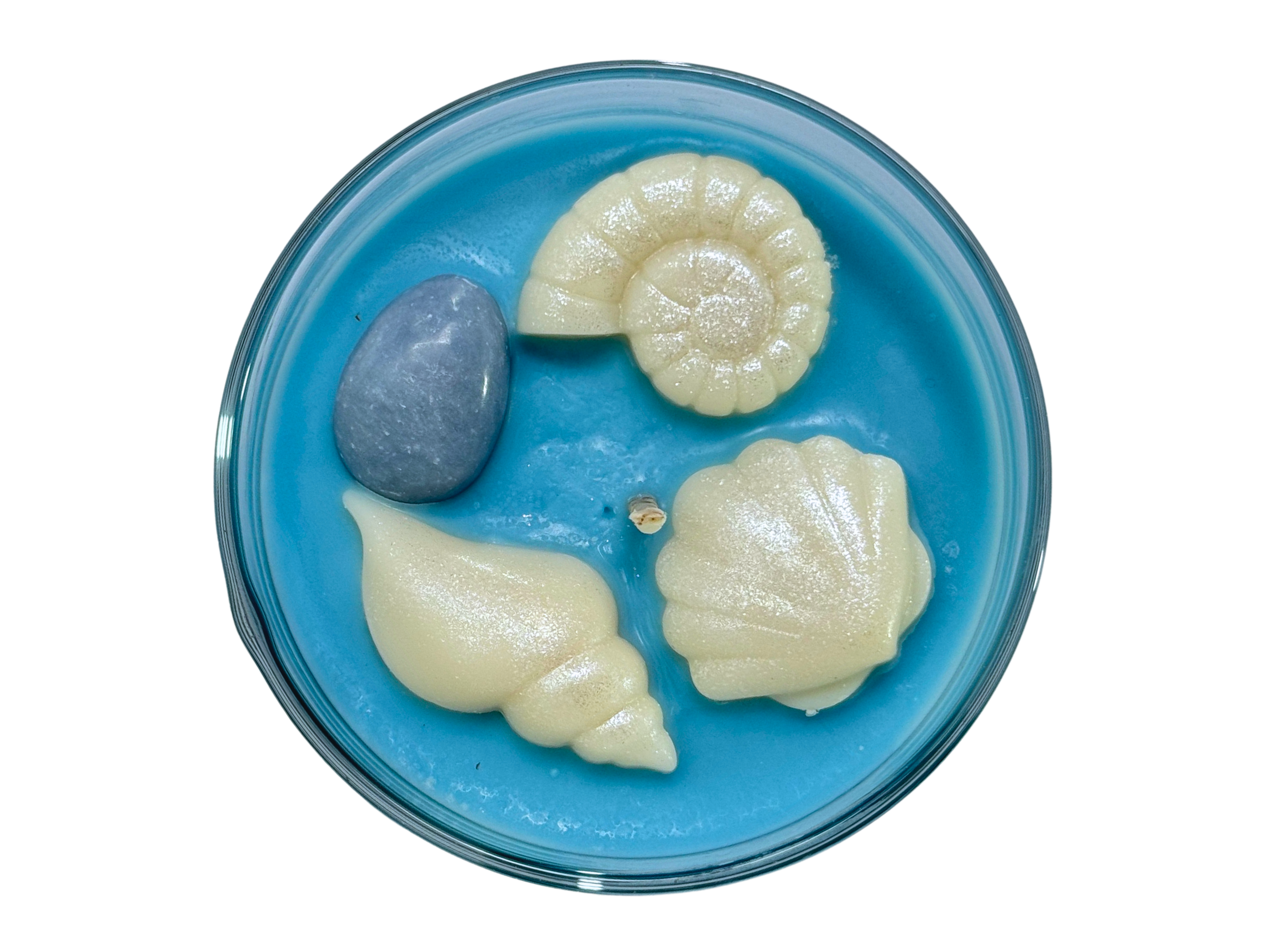 Seashell Spell – Crystal-Infused Candle with Angelite