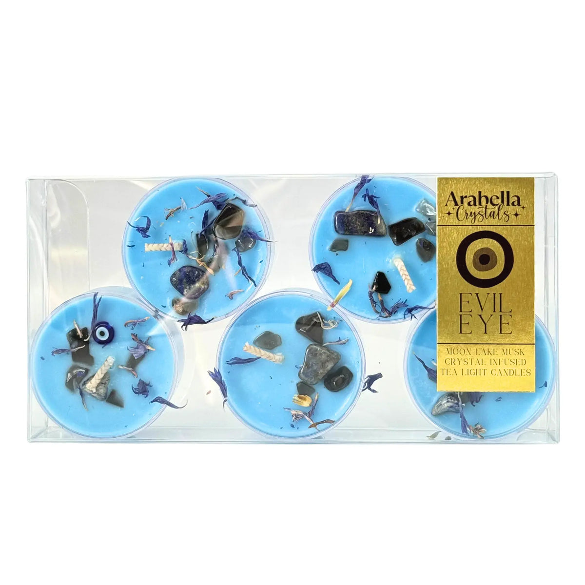 Evil Eye Ritual Tea Light Candles – Arabella Crystals