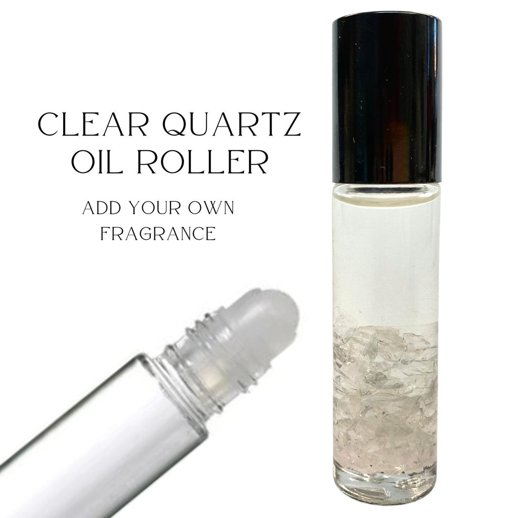 Clear Quartz Oil Roller
