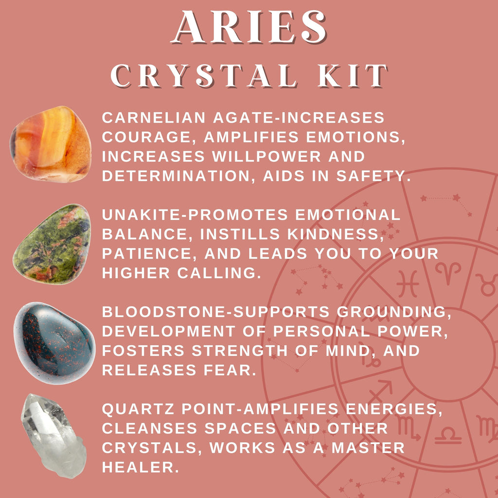 Aries Zodiac Crystal Kit