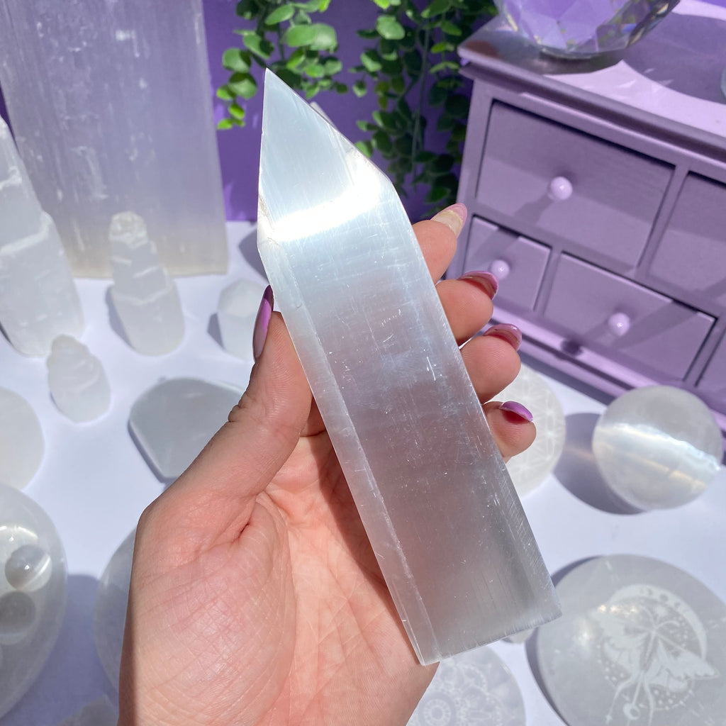 Pointed Selenite Charging Plate
