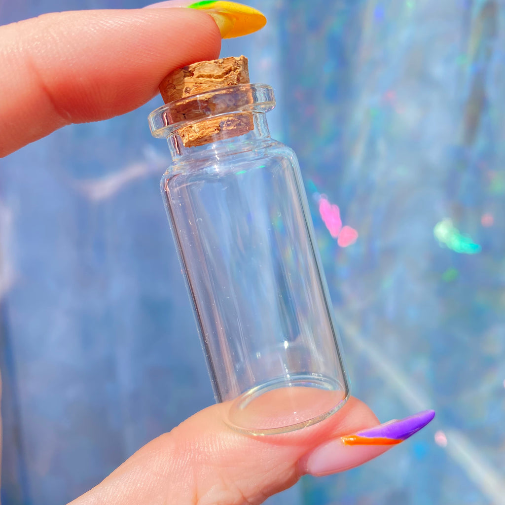 Glass Cork Spell Bottle