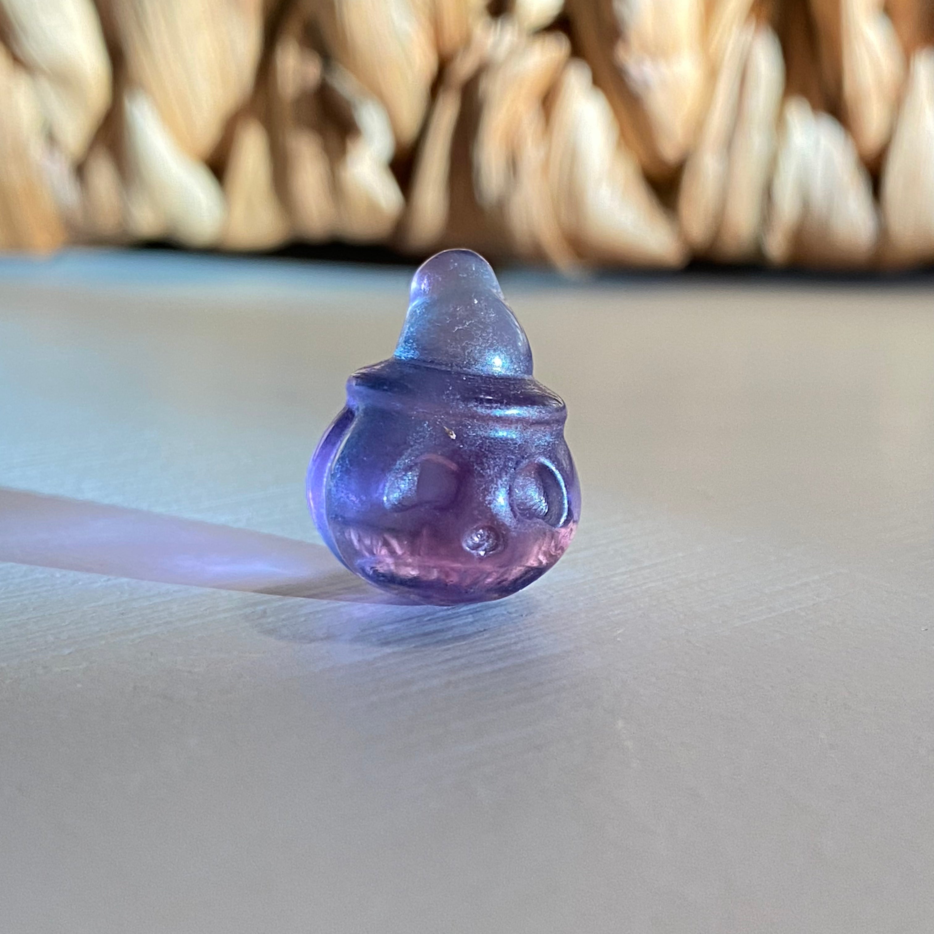 Mini Fluorite Halloween Carvings